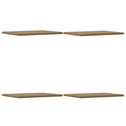 Bookshelf Boards 4 pcs Artisan Oak 40x30x1.5 cm Engineered Wood
