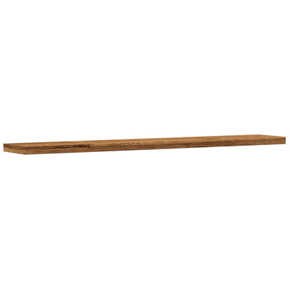 Wall Shelves 4 pcs Old Wood 60x20x1.5 cm Engineered Wood