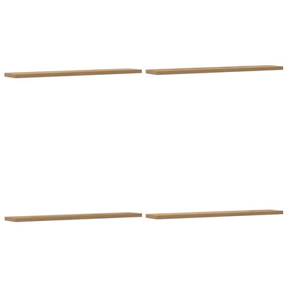 Wall Shelves 4 pcs Artisan Oak 60x20x1,5 cm Engineered Wood