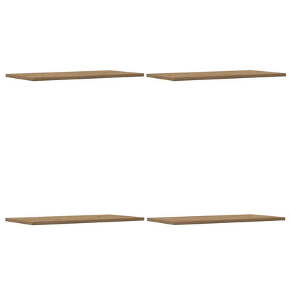 Wall Shelves 4 pcs Artisan Oak 60x30x1,5 cm Engineered Wood