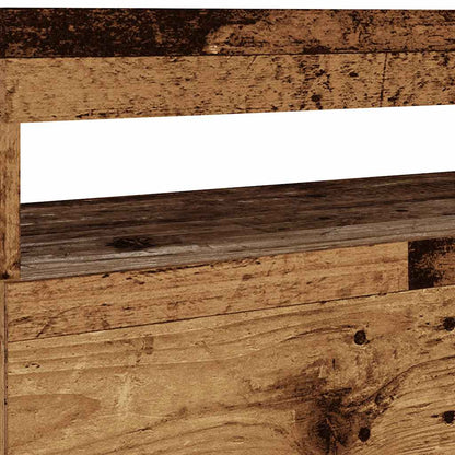 TV Cabinets with LED Lights 2 pcs Old Wood Engineered Wood