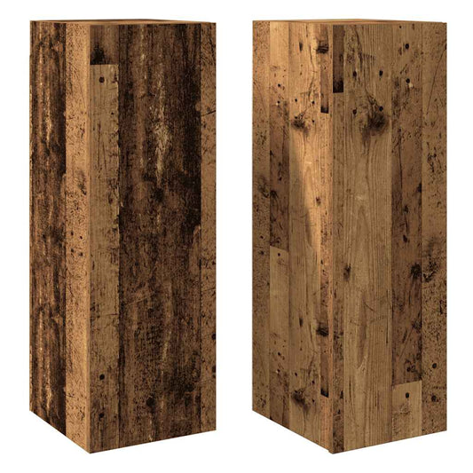 2 Piece TV Cabinet Set Old Wood 30,5x30x90 cm Engineered Wood