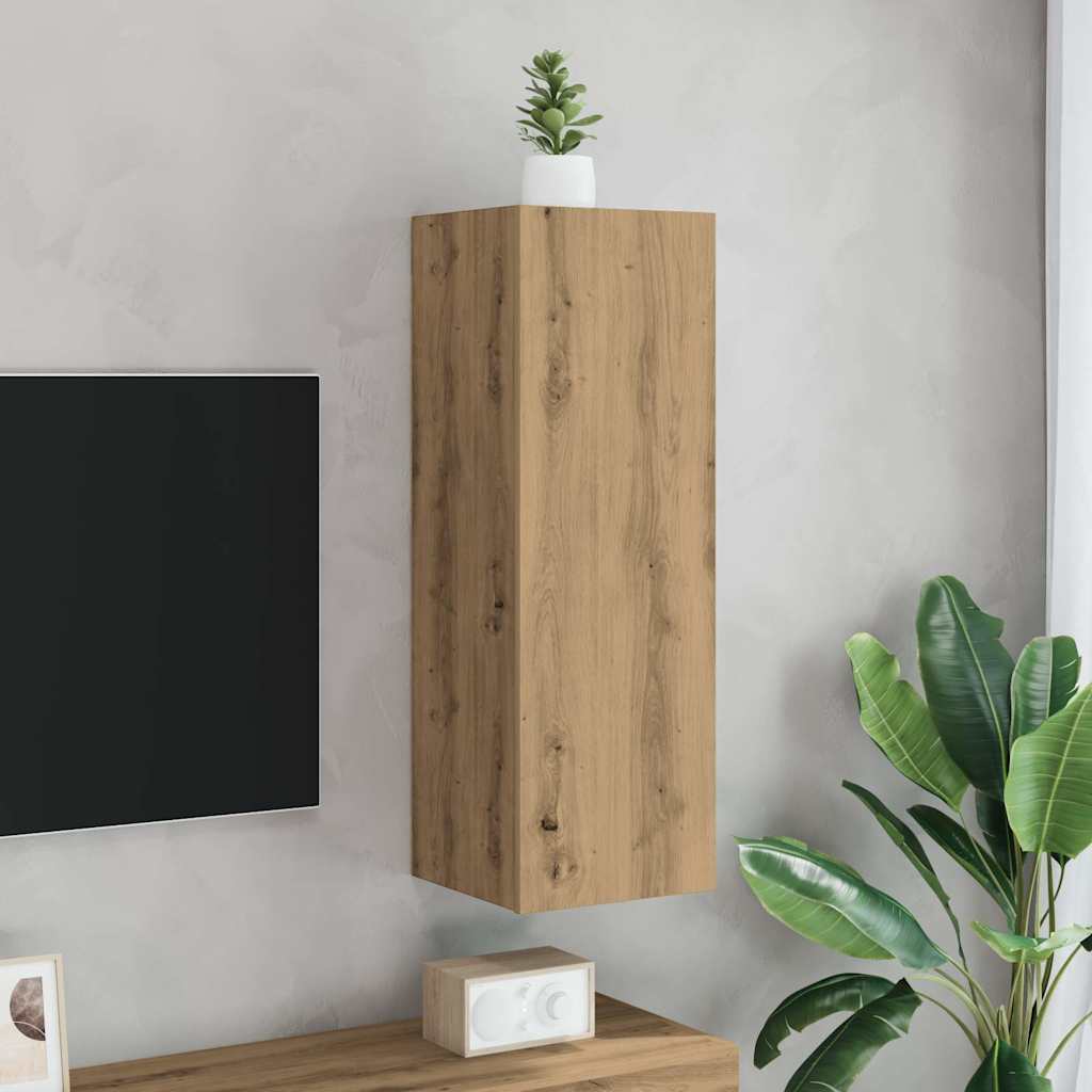 TV Cabinet Artisan Oak 30.5x30x90 cm Engineered Wood