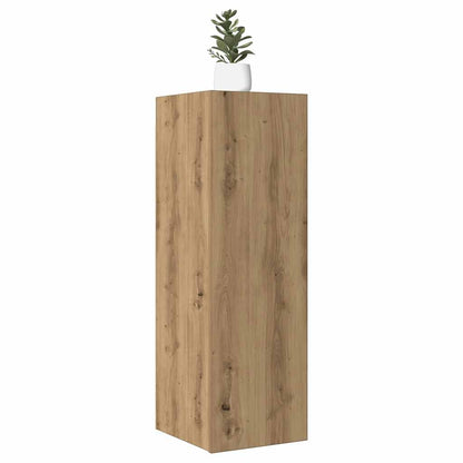 2 Piece TV Cabinet Set Artisan Oak 30,5x30x90 cm Engineered Wood