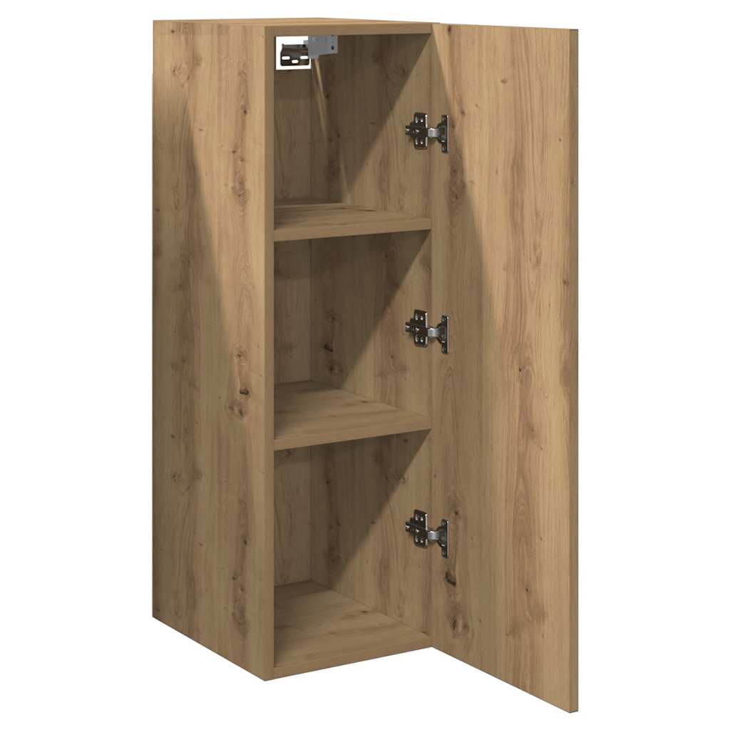 2 Piece TV Cabinet Set Artisan Oak 30,5x30x90 cm Engineered Wood