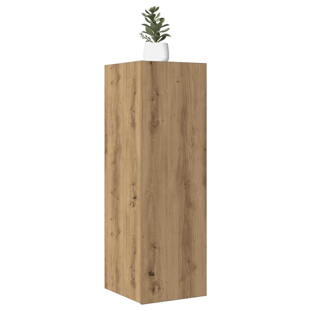 TV Cabinets 2 pcs Artisan Oak 30.5x30x90 cm Engineered Wood