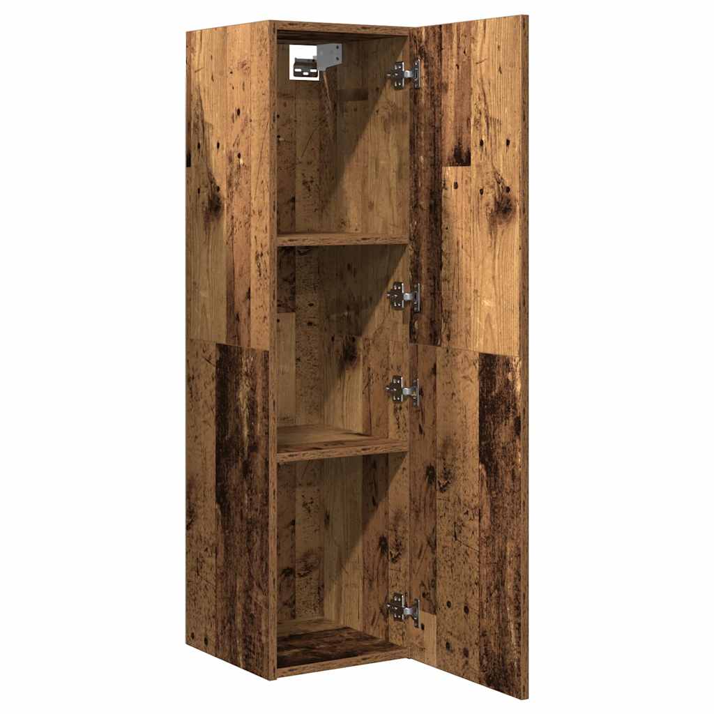 TV Cabinet Old Wood 30,5x30x110 cm Engineered Wood