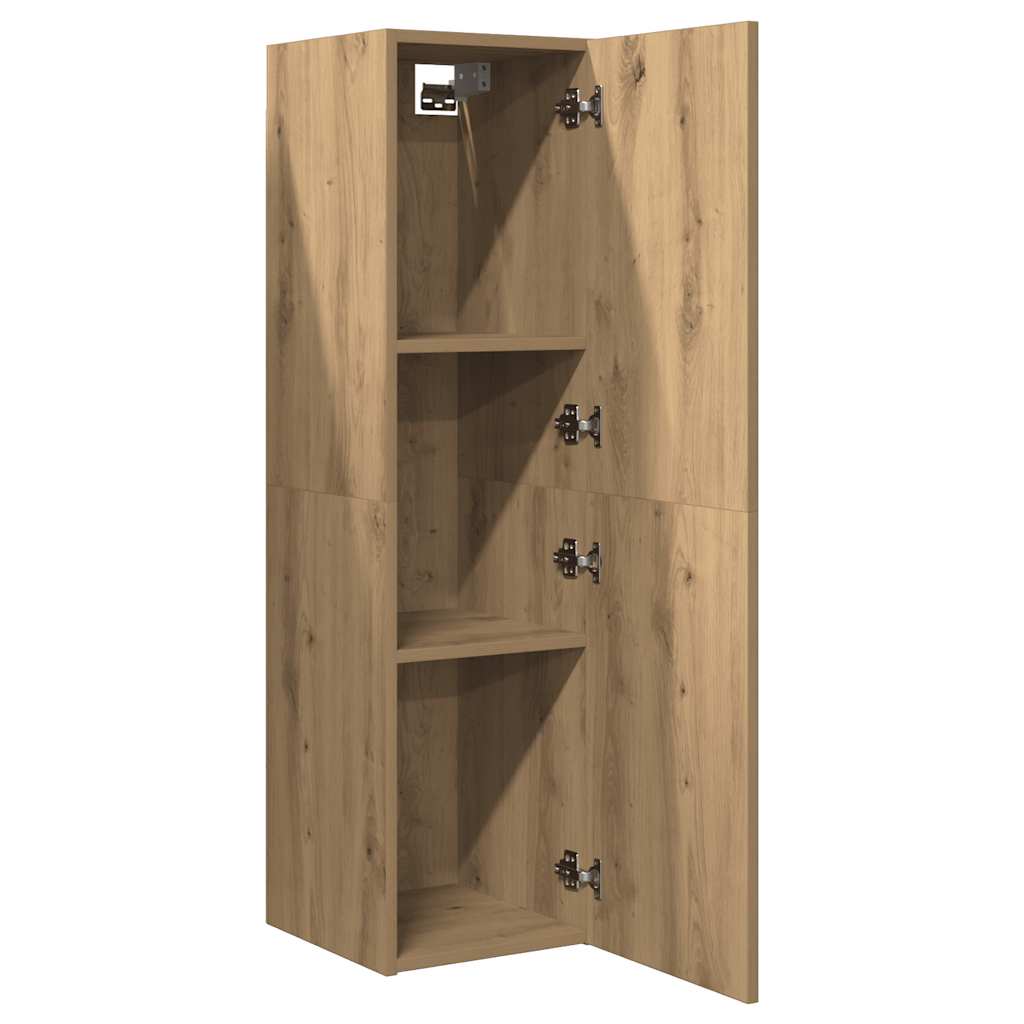 TV Cabinet Artisan Oak 30,5x30x110 cm Engineered Wood
