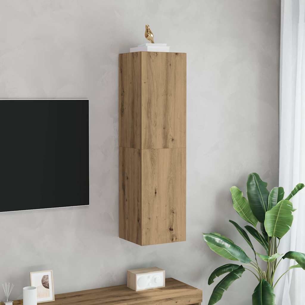 TV Cabinet Artisan Oak 30,5x30x110 cm Engineered Wood