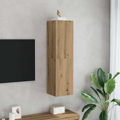 TV Cabinet Artisan Oak 30,5x30x110 cm Engineered Wood