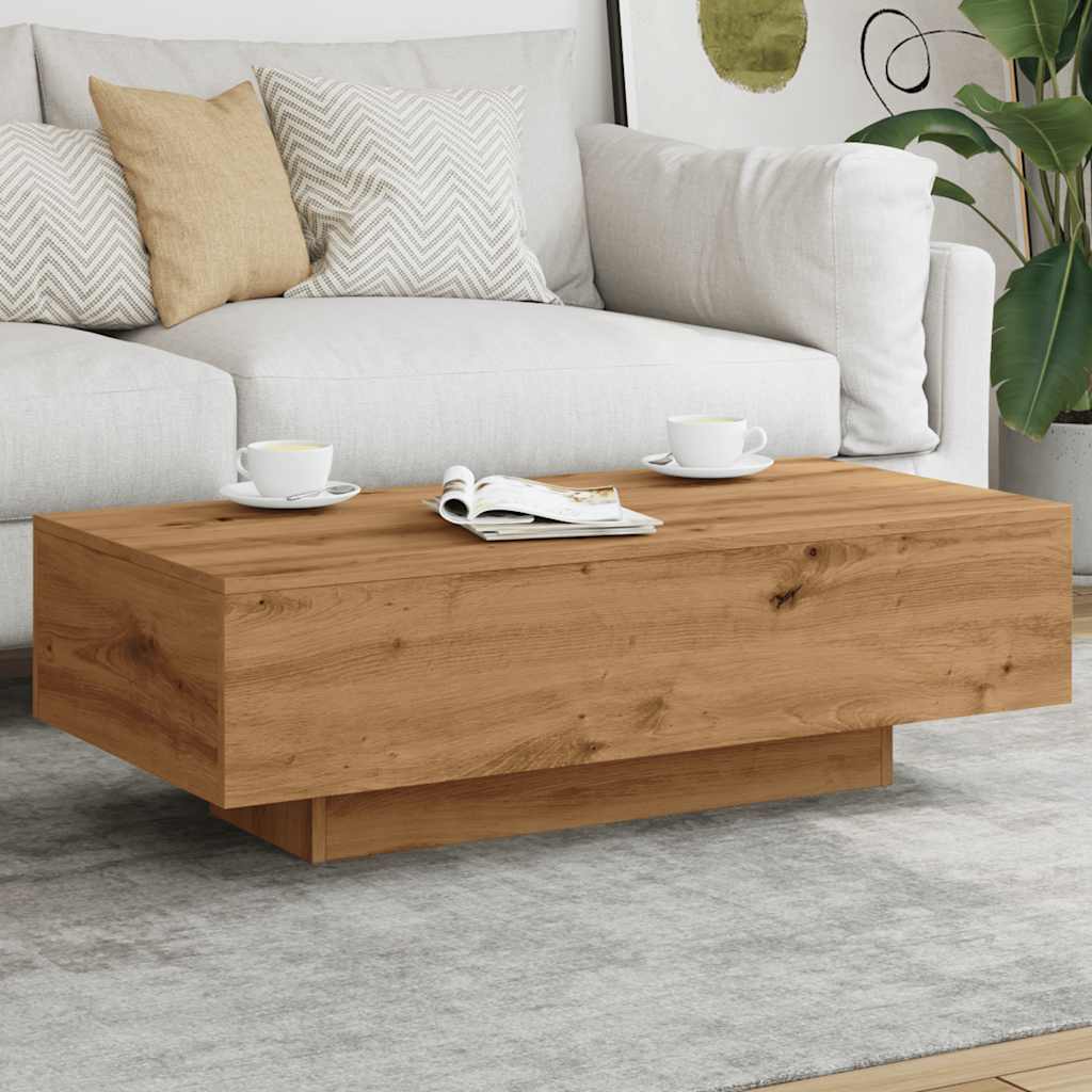 Coffee Table Artisan Oak 100x49.5x31 cm Engineered Wood