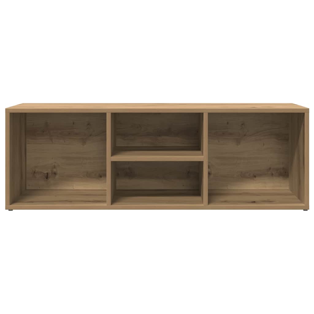 Shoe Storage Bench Artisan Oak 105x35x35 cm Engineered Wood