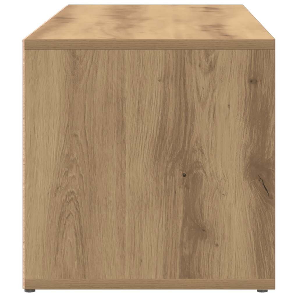 Shoe Storage Bench Artisan Oak 105x35x35 cm Engineered Wood