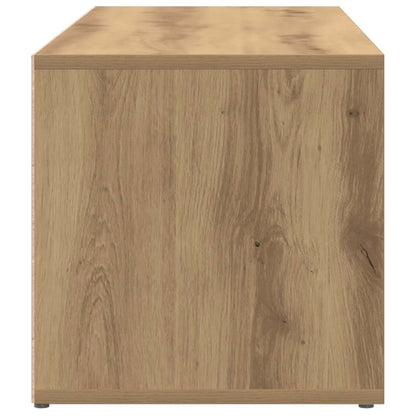 Shoe Storage Bench Artisan Oak 105x35x35 cm Engineered Wood