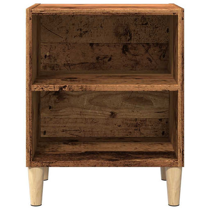 Bedside Cabinets 2 pcs Old Wood 40x30x50 cm Engineered Wood