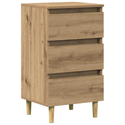 Bedside Cabinet Artisan Oak 40x35x69 cm Engineered Wood