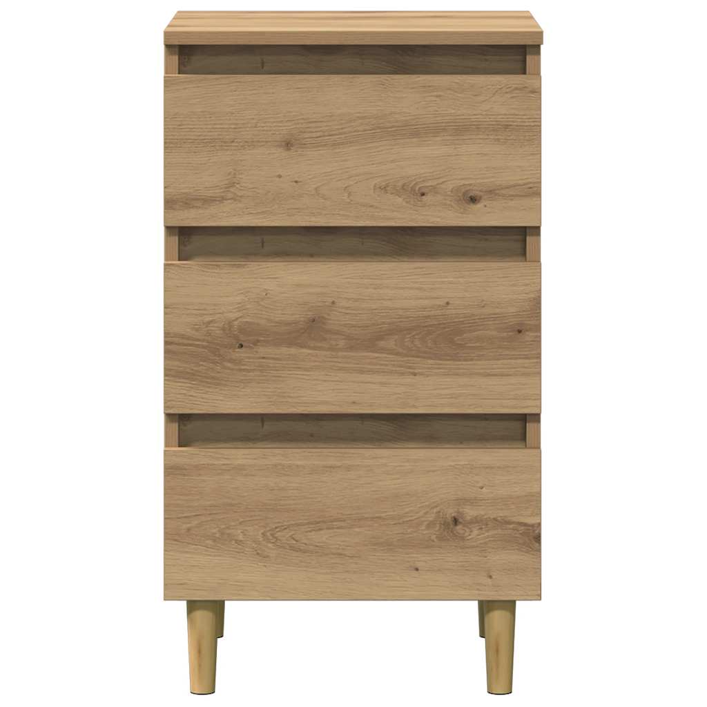 Bedside Cabinet Artisan Oak 40x35x69 cm Engineered Wood