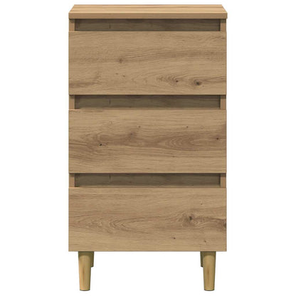 Bedside Cabinet Artisan Oak 40x35x69 cm Engineered Wood