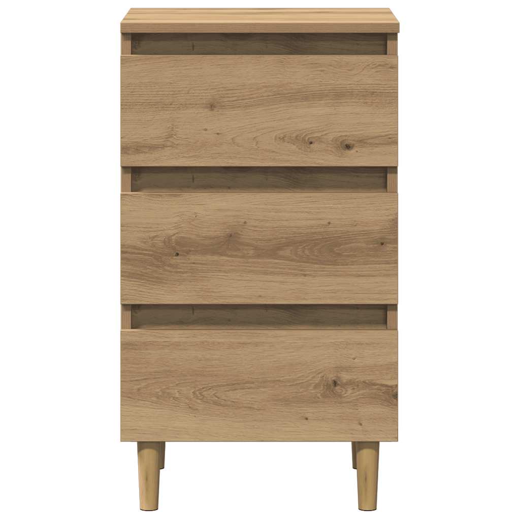 Bedside Cabinet Artisan Oak 40x35x69 cm Engineered Wood