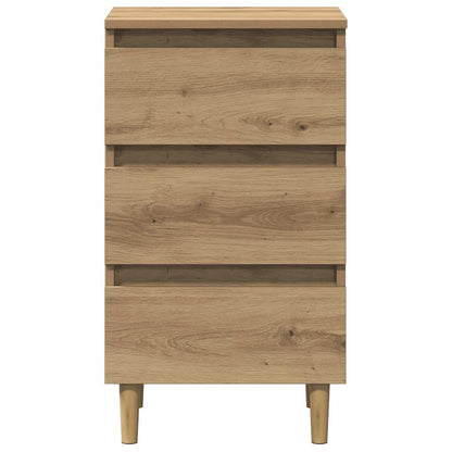 Bedside Cabinet Artisan Oak 40x35x69 cm Engineered Wood