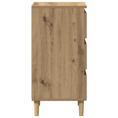 Bedside Cabinet Artisan Oak 40x35x69 cm Engineered Wood