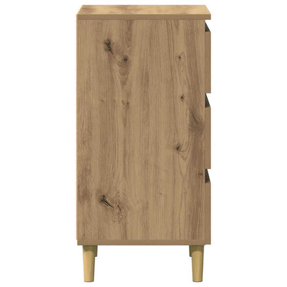Bedside Cabinet Artisan Oak 40x35x69 cm Engineered Wood