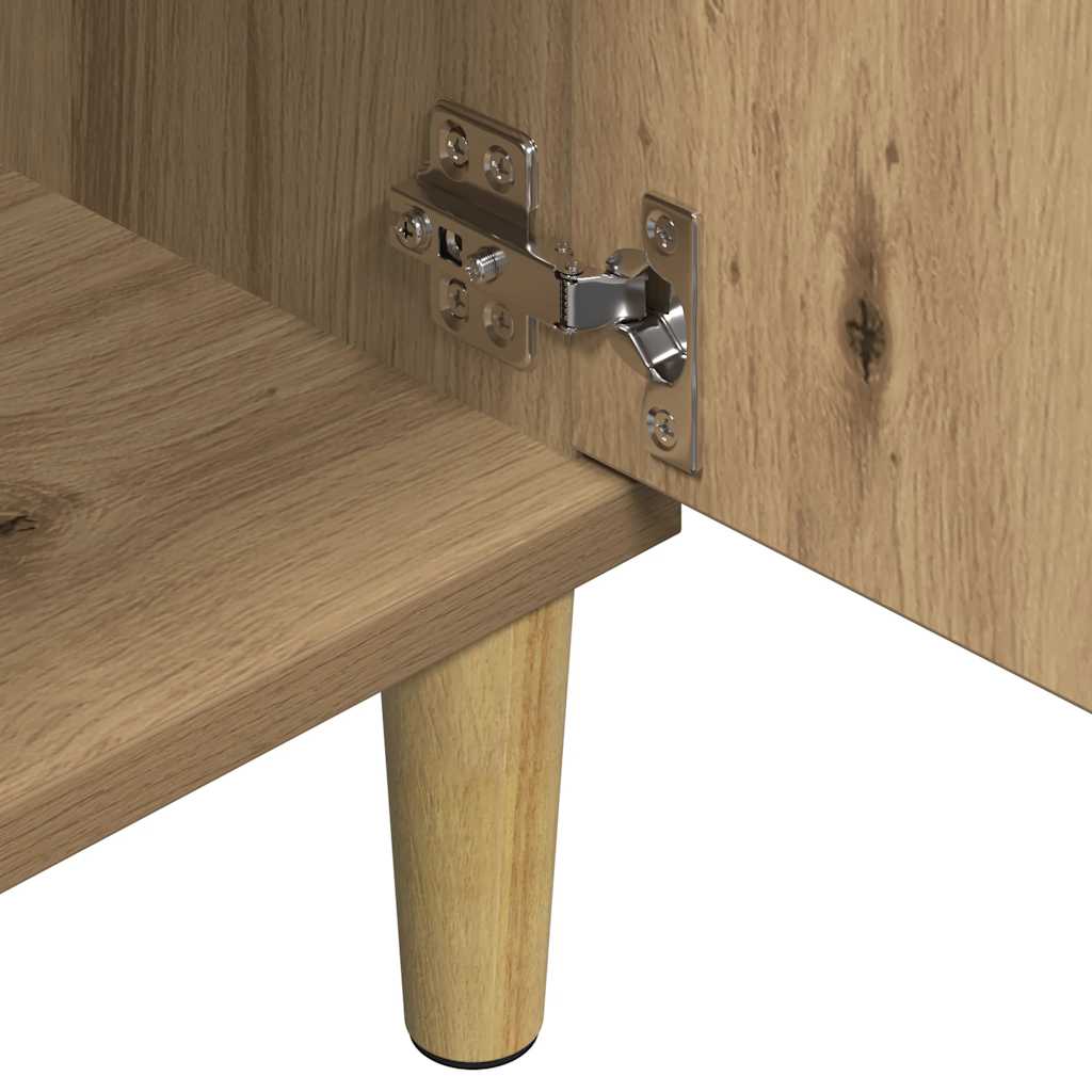 TV Cabinet Artisan Oak 102x35x50 cm Engineered Wood