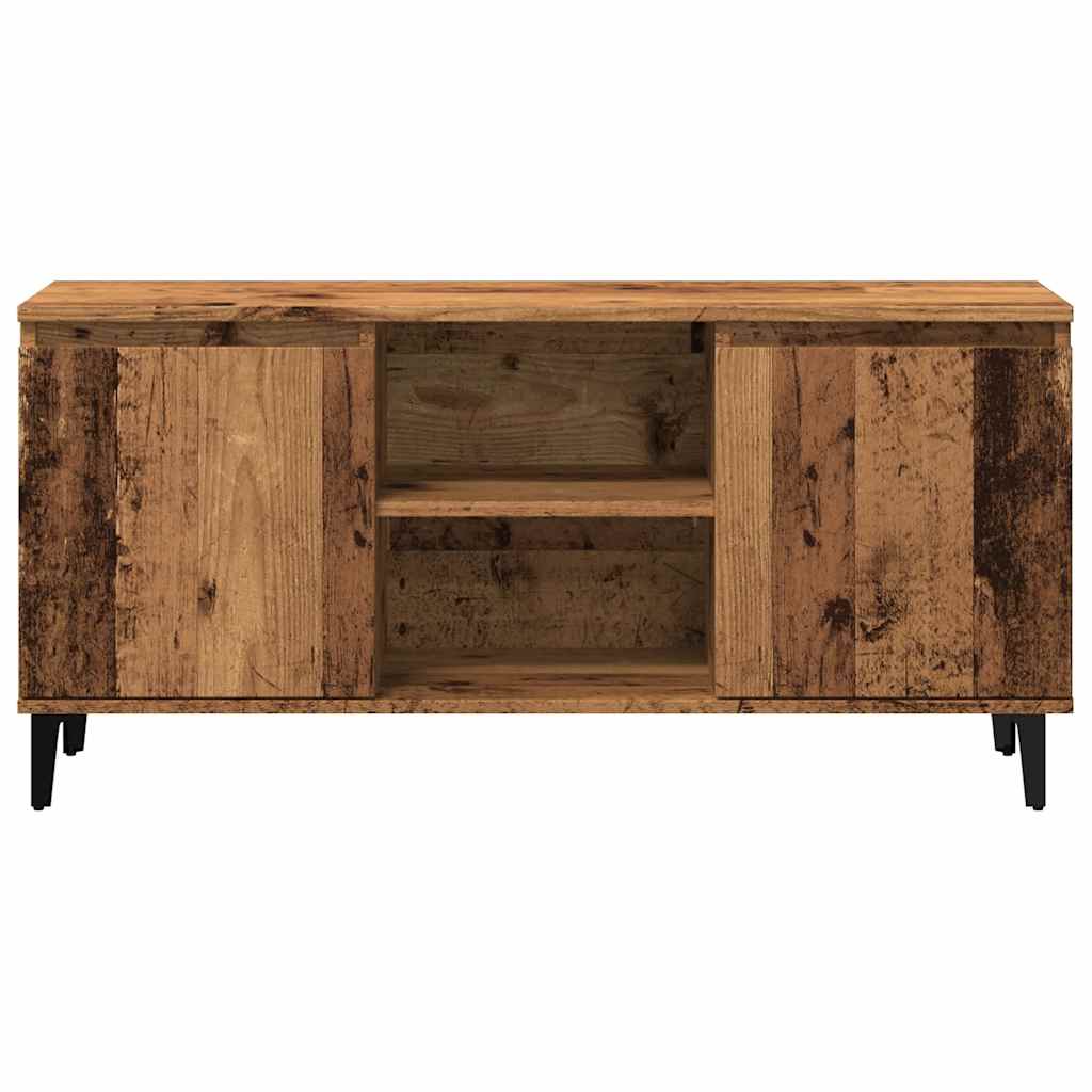 TV Cabinet Old Wood 102x35x50 cm Engineered Wood