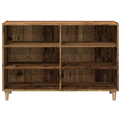 Sideboard Old Wood 103.5x35x70 cm Engineered Wood