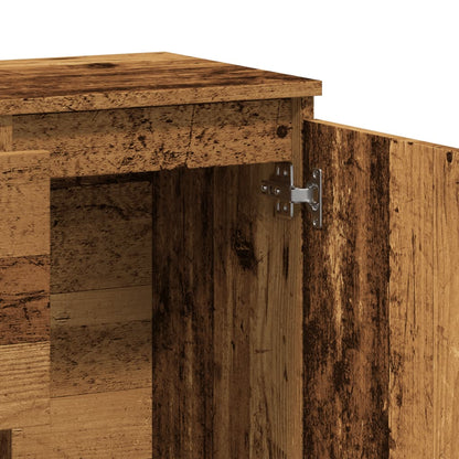 Sideboard Old Wood 102x35x70 cm Engineered Wood