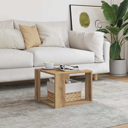 Coffee Table Artisan Oak 40x40x30 cm Engineered Wood