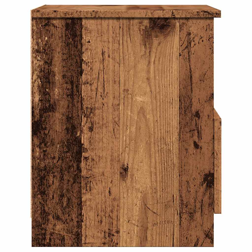 Bedside Cabinets 2 pcs Old Wood 40x40x50 cm Engineered Wood
