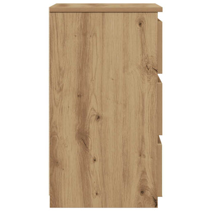 Bedside Cabinet Artisan Oak 40x35x62,5 cm Engineered Wood