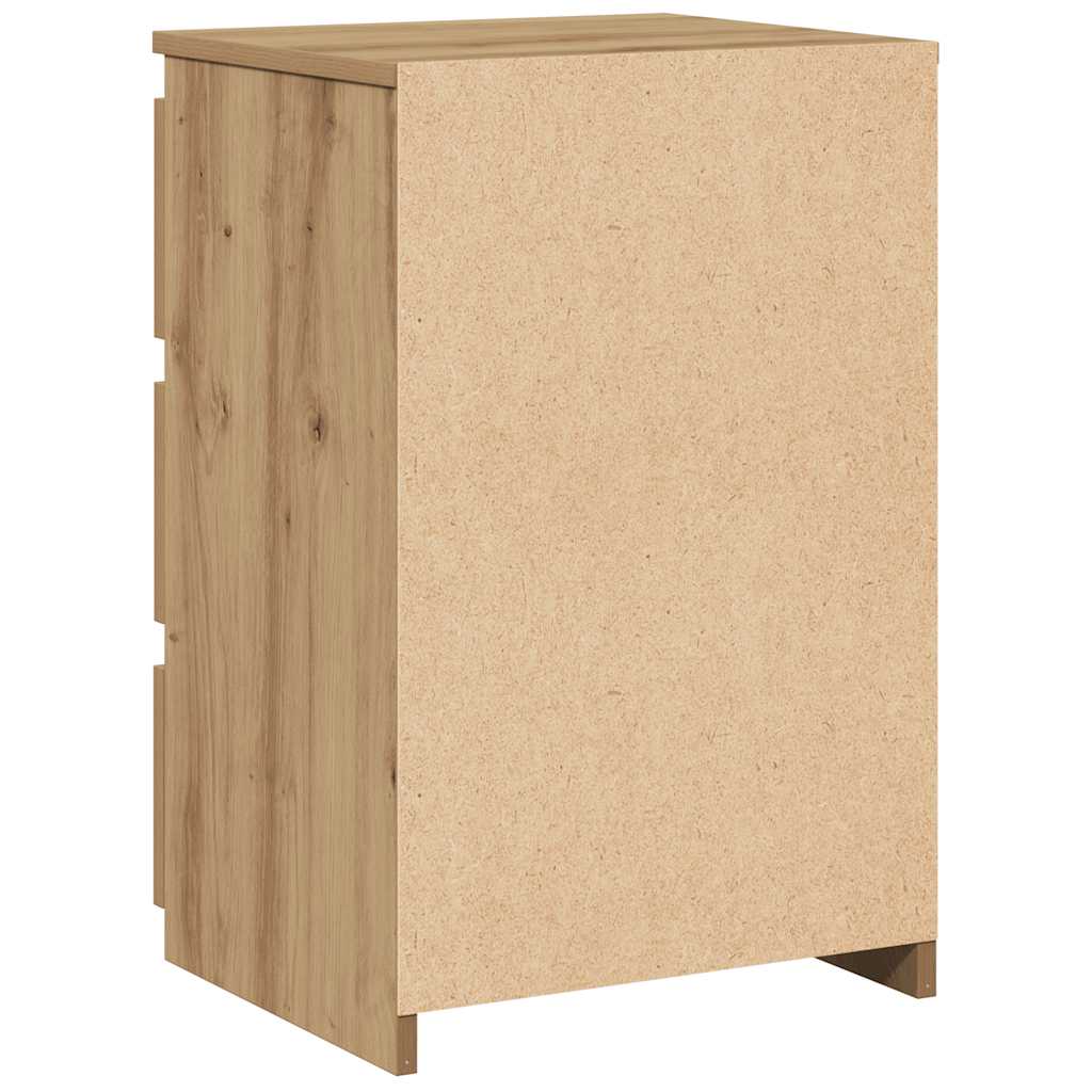 Bedside Cabinet Artisan Oak 40x35x62.5 cm Engineered Wood
