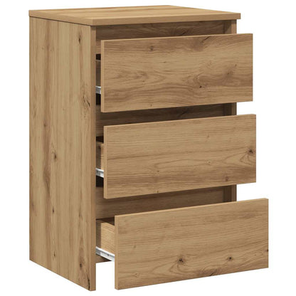 Bedside Cabinet Artisan Oak 40x35x62,5 cm Engineered Wood