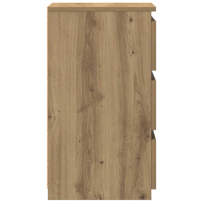 Bedside Cabinets 2 pcs Artisan Oak 40x35x62.5cm Engineered Wood