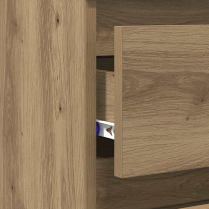 Bedside Cabinets 2 pcs Artisan Oak 40x35x62.5cm Engineered Wood