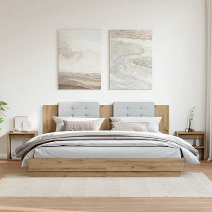 Bedside Cabinets 2 pcs Artisan Oak 40x30x40 cm Engineered Wood