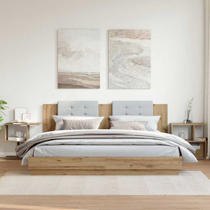 Bedside Cabinets 2 pcs Artisan Oak 50x30x51,5 cm Engineered Wood