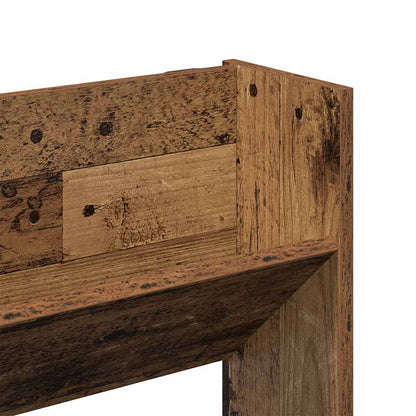 Wall Shoe Cabinet Old Wood 80x18x90 cm Engineered Wood