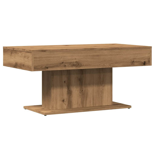 Coffee Table Artisan Oak 96x50x45 cm Engineered Wood