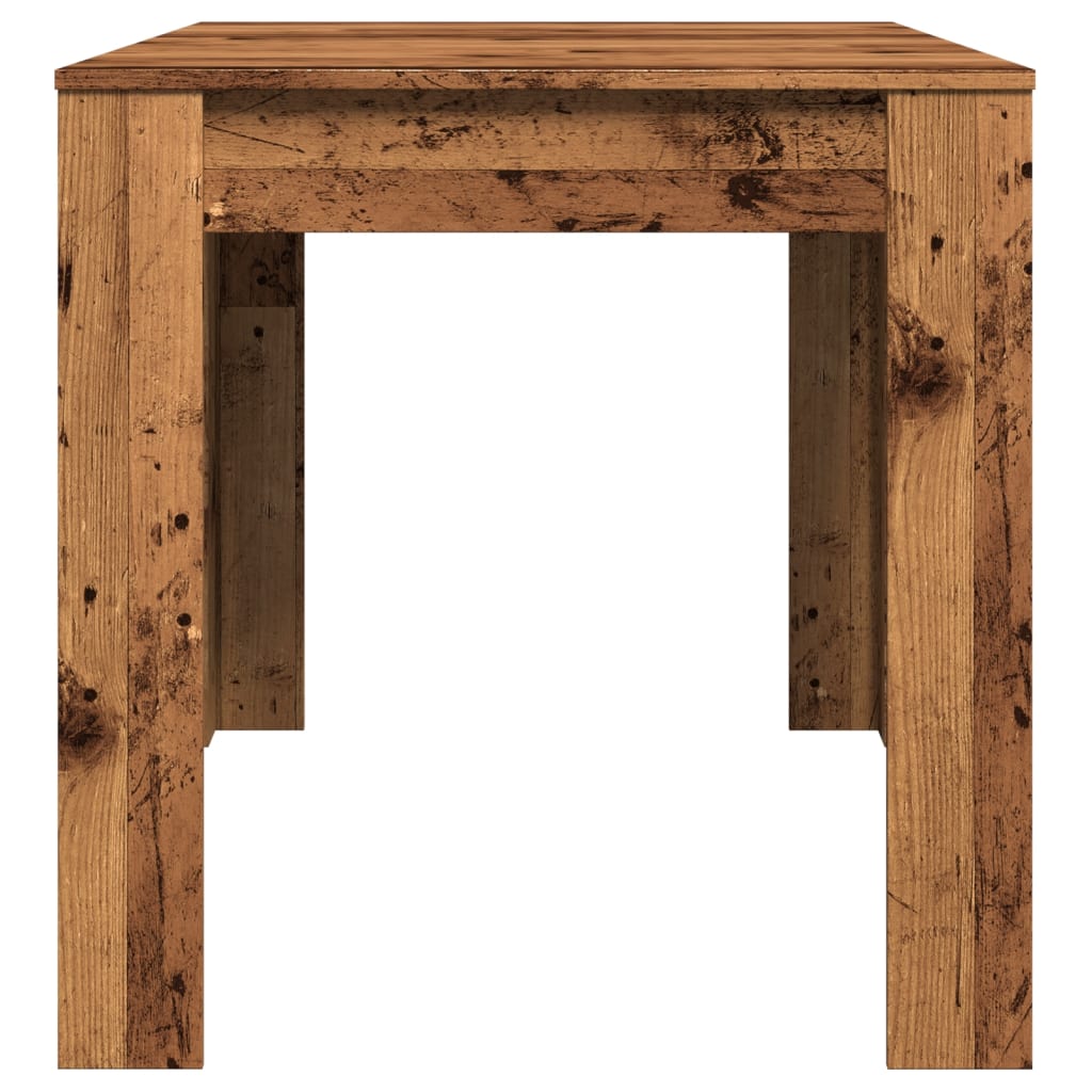Dining Table Old Wood 140x74.5x76 cm Engineered Wood