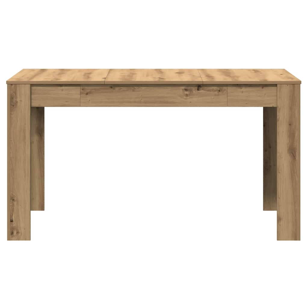 Dining Table Artisan Oak 140x74.5x76 cm Engineered Wood