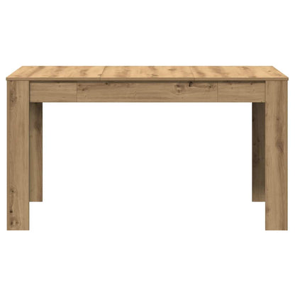 Dining Table Artisan Oak 140x74.5x76 cm Engineered Wood