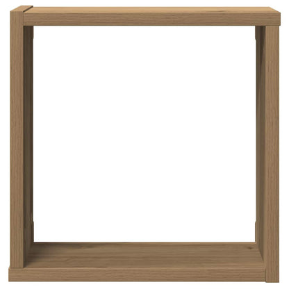 Wall Cube Shelves 2 pcs Artisan Oak 30x15x30 cm Engineered Wood