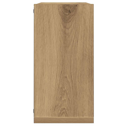 Wall Cube Shelves 2 pcs Artisan Oak 30x15x30 cm Engineered Wood