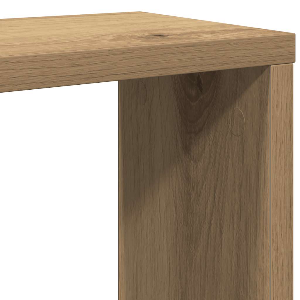 Wall Cube Shelves 2 pcs Artisan Oak 30x15x30 cm Engineered Wood