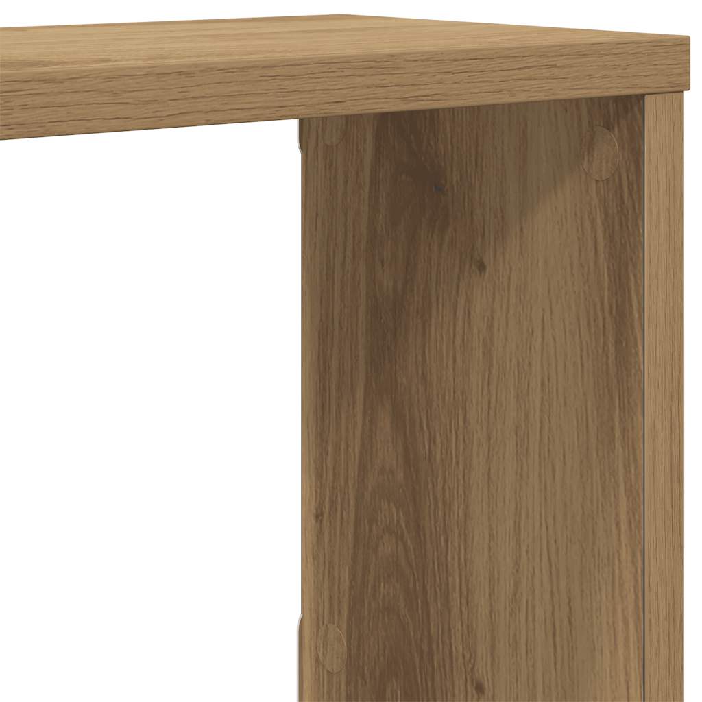 Wall Cube Shelves 4 pcs Artisan Oak 100x15x30 cm Engineered Wood