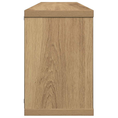 Wall Cube Shelves 2 pcs Artisan Oak 60x15x23 cm Engineered Wood