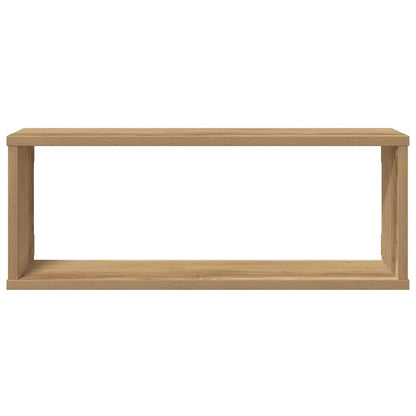 Wall Cube Shelves 4 pcs Artisan Oak 60x15x23 cm Engineered Wood